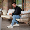Buty sportowe męskie 974 beżowe lifestyle