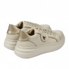 Damskie buty sportowe 6077 beżowe kombinowane
