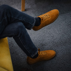 Casualne/sportowe buty męskie 968 bufo brązowe lifestyle