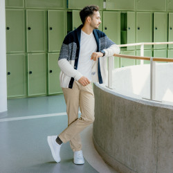 Casualne/sportowe buty męskie 970 białe