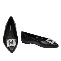 Damskie baleriny 1301 czarne