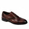 Eleganckie buty męskie 978 w kolorze koniakowym