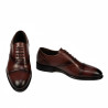 Eleganckie buty męskie 978 w kolorze koniakowym