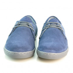 Buty sportowe damskie 623 zamszowe indygo