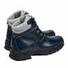 Buty męskie 4142 indygo kombinowane