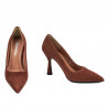 Eleganckie damy buty 1322 koniak antylopa