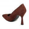 Eleganckie damy buty 1322 koniak antylopa