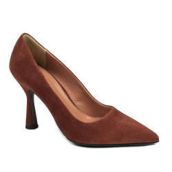 Eleganckie damy buty 1322 koniak antylopa
