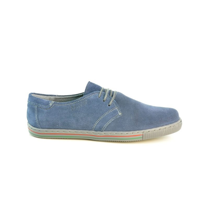 Buty sportowe damskie 623 zamszowe indygo