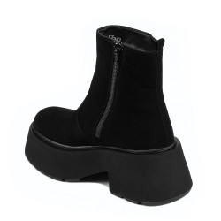Damskie botki 3393 czarny bufo