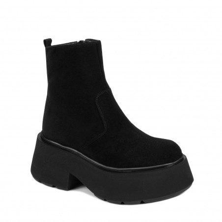 Damskie botki 3393 czarny bufo