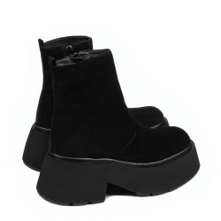 Damskie botki 3393 czarny bufo