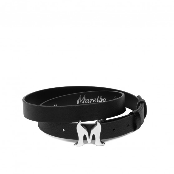 Damski pasek 41m 01 biz czarny