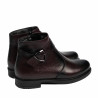 Botki damskie 3395 bordo