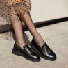 Buty casual damskie 6081 czarne lifestyle