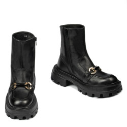 Damskie botki 3392 czarne