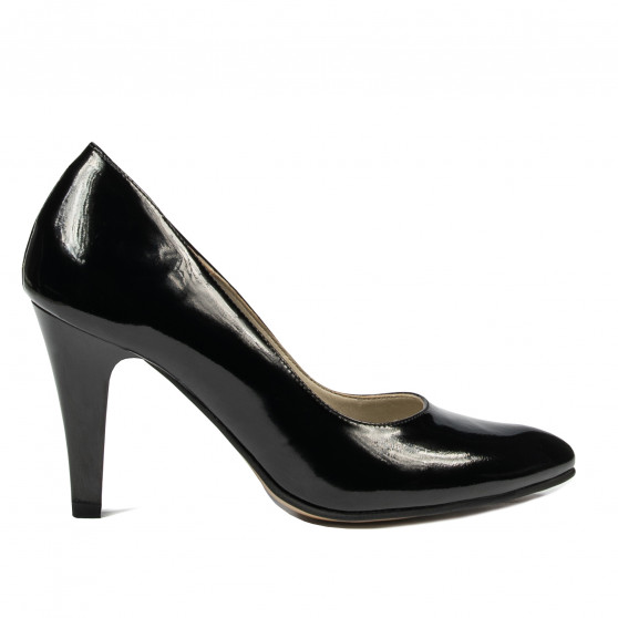Eleganckie buty damskie 1234 lakier czarny