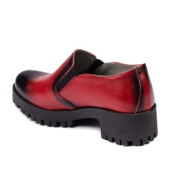 Damskie buty casual 684 w czerwonym kolorze