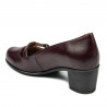Casualowe / eleganckie buty damskie 6012 bordo