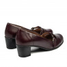 Casualowe / eleganckie buty damskie 6012 bordo