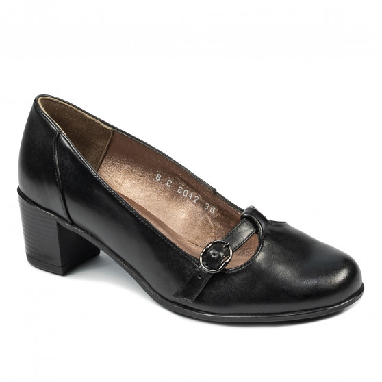 Damskie buty casual / eleganckie 6012 czarne