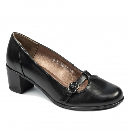 Damskie buty casual / eleganckie 6012 czarne