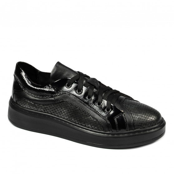 Casual/sportowe buty 6035 czarne kombinowane