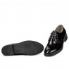 Damskie buty casualowe 6020 lakierowane czarne