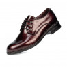 Damskie buty casual 6020 lakier bordowy