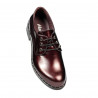 Damskie buty casual 6020 lakier bordowy