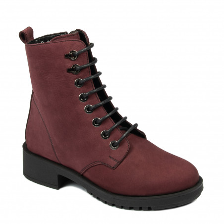 Damskie buty 3336 bufo bordo