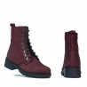 Damskie buty 3336 bufo bordo