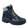 Buty męskie 4142 indygo kombinowane