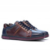 Buty sportowe męskie 849 indygo+bordo