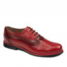 Buty casual damskie 671 a czerwony