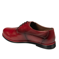 Buty casual damskie 671 a czerwony