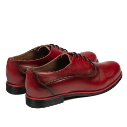 Buty casual damskie 671 a czerwony