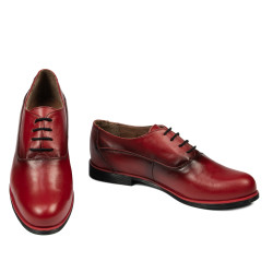 Buty casual damskie 671 a czerwony
