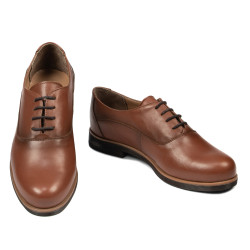 Damskie buty casual 671 a brązowe