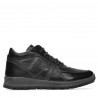Buty męskie 4120 czarne+szare