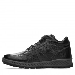 Buty męskie 4120 czarne+szare