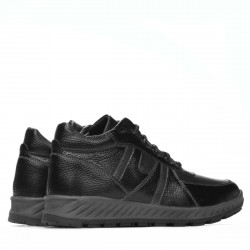 Buty męskie 4120 czarne+szare