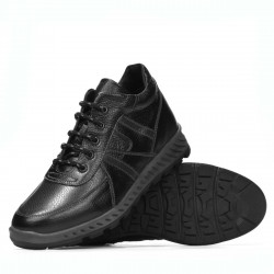 Buty męskie 4120 czarne+szare