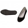 Damskie baleriny 6027 czarny welur