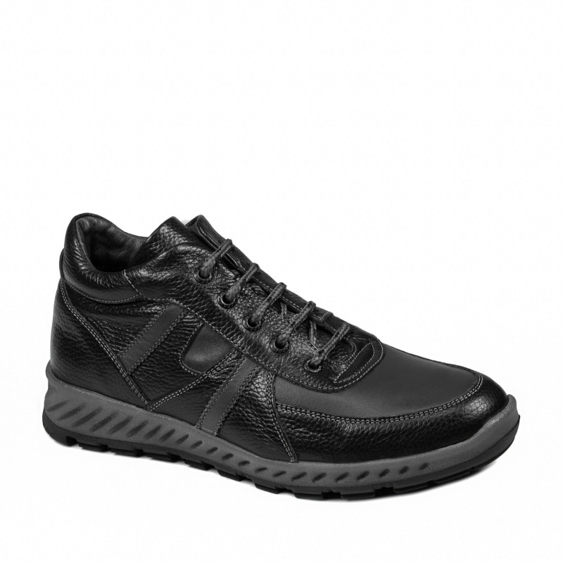 Buty męskie 4120 czarne+szare