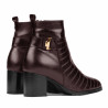 Botki damskie 1169 bordo