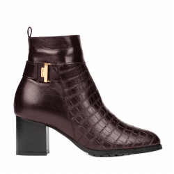 Botki damskie 1169 bordo