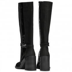 Damskie buty 1185 bufo czarno połączone