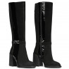 Damskie buty 1185 bufo czarno połączone