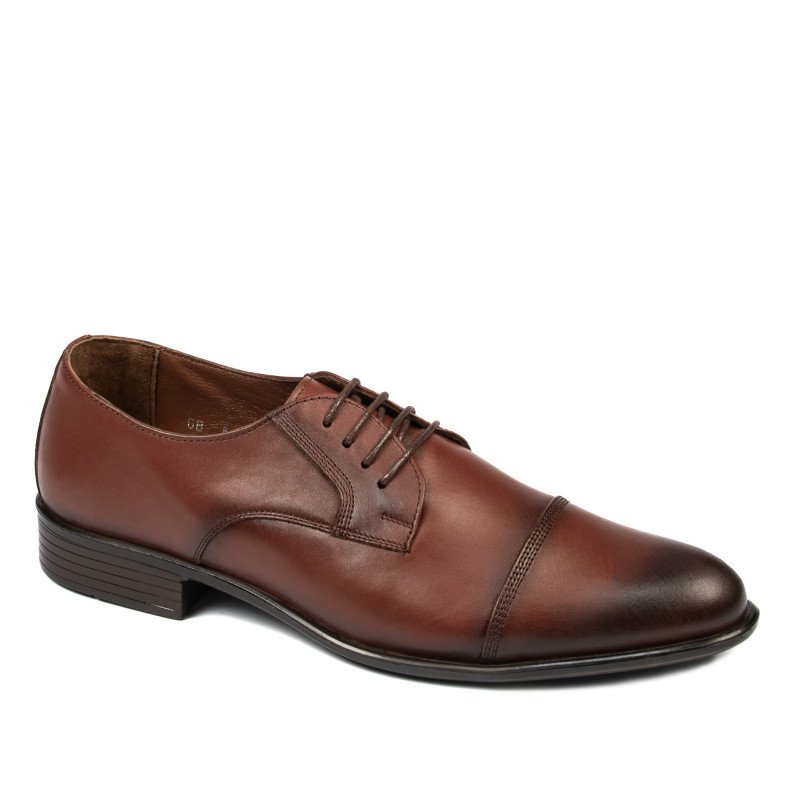 Eleganckie buty męskie 838 koniak
